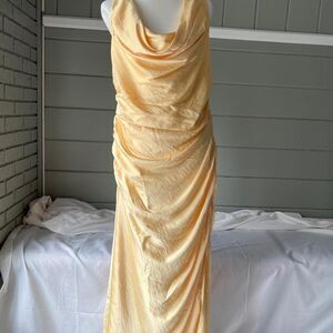 Abercrombie-fitch Women's Yellow and Orange Dress